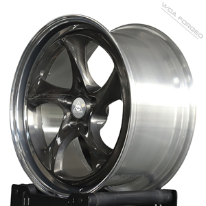 Jantes forgées deux pièces gris brossé sur mesure 19 20 21 pouces à déport profond en alliage pour <span class=keywords><strong>Dodge</strong></span> Challenger Charger <span class=keywords><strong>SRT</strong></span> Hellcat Muscle Cars - Product Image 2