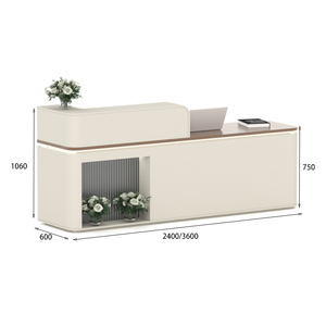 Escritorio de Recepción Modular Extensible Moderno de Madera, de Calidad y Precio Competitivo - Product Image 4