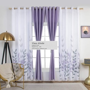 Tùy chỉnh 4/5/8 miếng Vua kích thước đầy đủ màn cửa sẵn sàng để tàu Polyester rèm cửa thiết lập với phù hợp với đệm bao gồm - Product Image 5