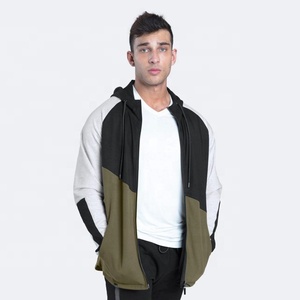 Mens Customized 100% Cotton Eco-Friendly Winter Fashion <b>Zip</b>-<b>up</b> Smart Casual Hooded Hoodie Sweatshirt - Product Image 4