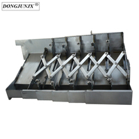 Couvercle de guidage télescopique en acier inoxydable sur mesure de haute qualité couvercle de soufflet de protection pour machine cnc