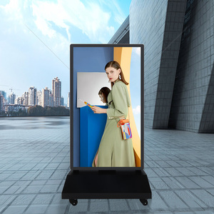 Kiosco Publicitario LCD Vertical Móvil, Cartel Digital Inteligente con <span class=keywords><strong>Base</strong></span> Rodante para Exposiciones - Product Image 5