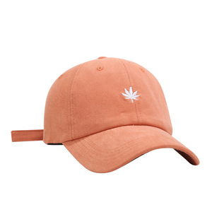QIANXUN <strong>Wholesale</strong> Maple Leaf Embroidery <strong>Hat</strong> Baseball Cap Soft Cotton Cap for Men and Women Dad <strong>Hats</strong> - Product Image 4