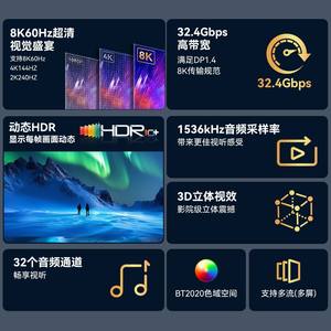 Nylon Braid 16K DP 2.1 Version HD Displayport to Displayport <strong>Cable</strong> Video Game Monitor <strong>Laptop</strong> <strong>Cable</strong> for Computer Use - Product Image 4