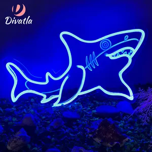 DIVATLA insegna al Neon decorativa per feste con Design acrilico fatto a mano personalizzato Flex IP44