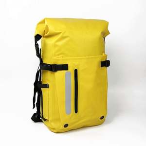 Free Sample BSCI Customize Fashion <b>Heavy</b> <b>Duty</b> Roll-Top Closure Waterproof Dry Cleaning <b>Backpack</b> with Front-Zippered Pocket - Product Image 2
