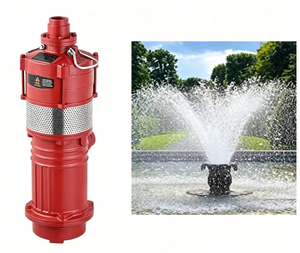 Petite <span class=keywords><strong>pompe</strong></span> submersible électrique multi-étages 3m³/<span class=keywords><strong>h</strong></span> 35m de hauteur de refoulement Q3 pour l'eau propre, idéale pour la circulation d'eau dans les jardins, les paysages et les fontaines - Product Image 1