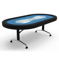 YH Offre Spéciale 90 pouces Style Américain Personnalisé Table Feutre Pliant Texas Hold'em Table