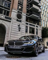 Feux de jour à LED bleus Thunder pour BMW Série 5 G30 18-20, éclairage d'ambiance LED pour phares avant, modification de l'ensemble de phares
