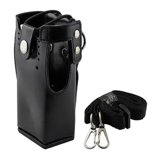 Universal Leather Radio Holder Walkie Talkie Case for Duty Belt Radio Holster Tactical Hunting Intercom CASE