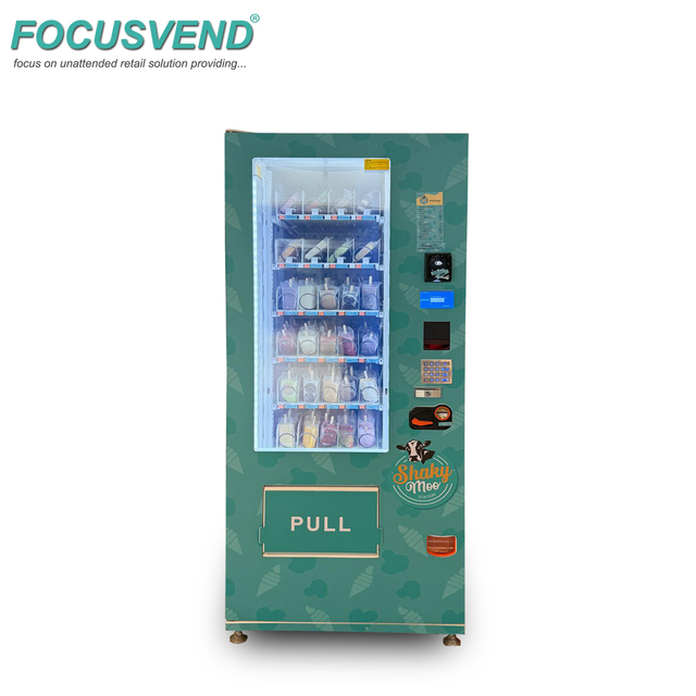 Automatic Combo Vending Machine Small Food Shop Coffee Water Vending Machines for Retail Items