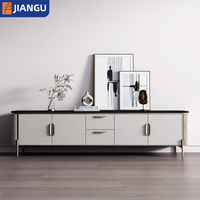 Meubles de salon au prix de gros, armoire en bois personnalisée, nouveau design simple et moderne, support TV suspendu