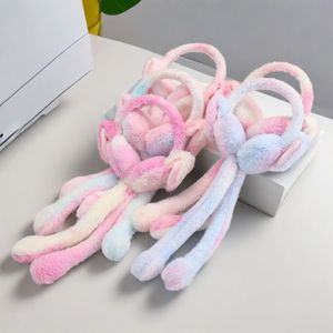 リンダぬいぐるみショートウォーム厚手イヤーマフ、ネットセレブ風学生可愛いウサギ耳ウォーマー、女性大人用冬用耳当て - Product Image 1
