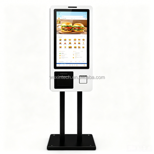 Kiosco de Pantalla Táctil con Soporte de Piso de Diseño Delgado WUXIN de 21.5 Pulgadas con Impresora de 80 mm y Escáner para Pedidos de Comida, Kioscos de Pago, Kiosco de Autoservicio - Product Image 4