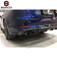 Diffuseur arrière en fibre de carbone ABT Style S5 A5 pour Audi S5 B9 A5 Sport SLINE Kit de carrosserie de pare-chocs arrière 2017-2019