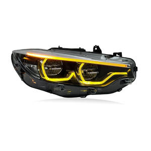 Accessori Auto, Fari Laser per <span class=keywords><strong>BMW</strong></span> <span class=keywords><strong>Serie</strong></span> 4 F32 F33 F36, F80 M3, F82 M4, Fari LED con Tripla Luce Diurna Bianca, Gialla e Rossa - Product Image 3