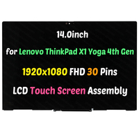 شاشة لمس LCD بديلة مقاس 14.0 بوصة لجهاز لينوفو ثينك باد X1 يوغا الجيل الرابع بدقة FHD 1920x1080، رقم القطعة 01YN158