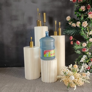 Support de présentation de gâteaux personnalisable, pliable, en papier, pour anniversaire, mariage, table de desserts - Product Image 4