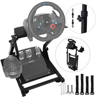 Support de volant de course VEVOR, support de simulateur réglable et pliable pour cockpit de jeu G29, simulateur de pédales non inclus