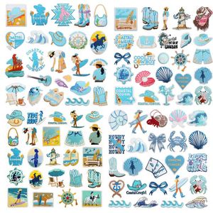 Nouvelle Patch thermocollant brodé style Western côtier, motifs Cowgirl, Coucher de soleil, Plage, Vague, Cheval, Coquillage, Perle, Bottes, pour la décoration de chapeaux et vêtements - Product Image 1