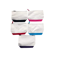 Pochette de rangement cosmétique à fermeture éclair, sac en toile épaisse coloré pour jetons de mahjong américain, personnalisé