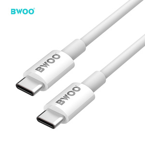 Câbles USB Type C BWOO <span class=keywords><strong>Nouveau</strong></span> Design 3.0 TPE Tissu Chargeurs Rapides Personnalisés 5A PD 240W USB C vers USB C pour <span class=keywords><strong>iPhone</strong></span> - Product Image 2