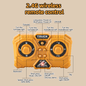 Nouvelle <span class=keywords><strong>pelle</strong></span> hydraulique RC 1:64, <span class=keywords><strong>mini</strong></span>-voiture en alliage, jouet de construction, <span class=keywords><strong>pelle</strong></span> hydraulique avec télécommande 2.4G, camion avec contrôle par application pour enfants - Product Image 4