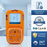 Détecteur de gaz numérique HIREP quatre-en-un portable pour CO, NO, SO2, NH3, méthane, TVOC, CO2, H2S, O2, CH4, avec alarme PID et NO2 EX
