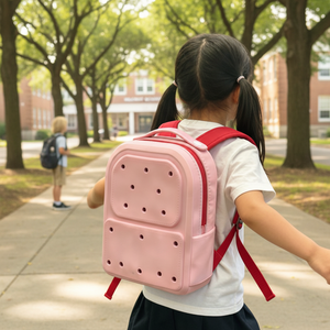 <span class=keywords><strong>Sac</strong></span> à <span class=keywords><strong>dos</strong></span> scolaire imperméable en silicone de taille moyenne (20-36L) avec logo personnalisé, couleurs acidulées et fermeture éclair, pour petites filles - Product Image 1