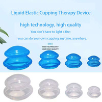 L'ensemble de ventouses en silicone médical chinois traditionnel utilise une pression négative sous vide pour maintenir les soins de santé pour le corps et le visage