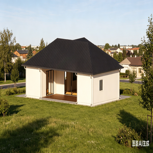 Maison préfabriquée à structure en panneaux sandwich à assemblage rapide, maison modulaire moderne, mini-maison isolée haute performance, salon extérieur - Product Image 1