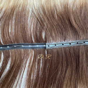 2026 New <strong>Design</strong> Seamless Human Hair Twins Hole Invisible Butterfly <strong>Weft</strong> Double Drawn Injected Xo <strong>Weft</strong> Hair Extensions - Product Image 5
