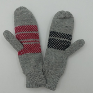 Mitaines unisexes en tricot doublées de <span class=keywords><strong>polaire</strong></span> à doigts complets pour la protection contre le froid en extérieur en automne/hiver - Product Image 5