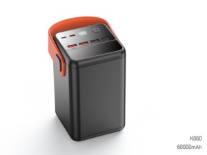 Novedades 2024, Banco de Energía de Carga Rápida de 65 W y 60000 mAh de Alta Capacidad, Estación de Energía de Emergencia con Luz LED Recargable - Product Image 2