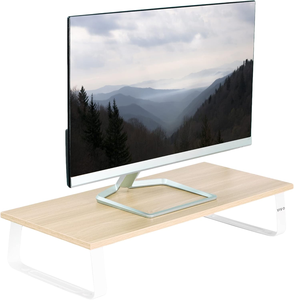 Ergonomic 24/39inch bằng gỗ & thép màn hình đứng máy tính để bàn Riser cho màn hình/Bàn phím/máy tính xách tay/nhỏ <span class=keywords><strong>TV</strong></span> lưu trữ tổ chức cho bàn - Product Image 4