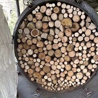 Four de carbonisation sans fumée à flux d'air horizontal pour bois, bambou, déchets de noix de coco et charbon de bois