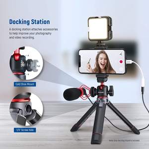 Trípode Extensible para Vlogging, Mini Trípode para Cámara <span class=keywords><strong>Neewer</strong></span> con Cabezal de Bola Ajustable de 360 Grados y Soporte para Accesorios - Product Image 3