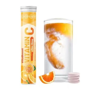 OEM sıcak satış <span class=keywords><strong>C</strong></span> vitamini ve çinko efervesan tabletler karmaşık <span class=keywords><strong>Vitamin</strong></span> takviyesi - Product Image 1