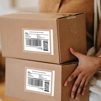 Chargement par le haut Documents de facture transparents Manchons d'étiquettes d'expédition pochettes d'enveloppe de liste d'emballage avec pelage et sceau auto-adhésifs
