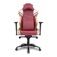 Chaise de bureau haut de gamme pour dirigeant, avec appuie-tête magnétique noir, chaise de gaming pour table de bureau avec mécanisme grenouille