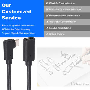 Cable de Extensión USB 3.2 Gen 2 Tipo-C Macho a Hembra LUNG KAY, Transferencia de Datos de 20 Gbps, Carga Rápida de 5 A, Cable Extendido de 100 W para Computadora - Product Image 4