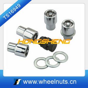 4 + 1 или 4 + 2 Упаковочные гайки M12 с коротким хвостовиком, противоугонные гайки с магнитным колесом