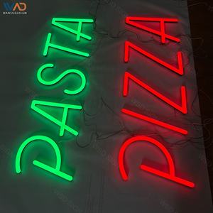 Enseigne au néon personnalisée en forme de tranche de <span class=keywords><strong>pizza</strong></span>, livraison rapide, enseigne au néon pour la décoration de <span class=keywords><strong>restaurant</strong></span> - Product Image 3