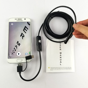 AN100 내시경 카메라 5.5MM 3in1 TYPE-C <span class=keywords><strong>USB</strong></span> 안드로이드 내시경 IP67 방수 내시경 카메라 딱딱한 케이블 조정 가능한 6Led - Product Image 2