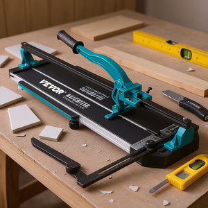 Cortadora Manual de Azulejos Vevor de 40 Pulgadas con Riel Único y Soportes Dobles, Herramienta de Corte de Grado Industrial para Espesores de 50 mm - Product Image 2