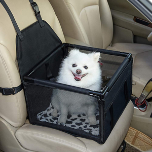 Washable Portable Dog Booster Car Seat Travel <b>Carrier</b> Dog Car Seat Cover for Small <b>Pets</b> Dog Car Seat - Product Image 1
