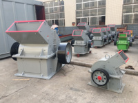 Installation de concasseur à marteaux portable 1-50tph, petite machine de broyage à marteaux, concasseur à marteaux diesel à vendre