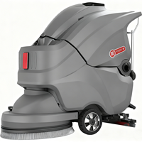 Nettoyeur de sols professionnel CleanHorse X2 pour écoles, autoporté, 530mm 840mm, 24V 85Ah, réservoir 60L 65L