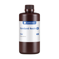 Resina de Fotopolímero de Alta Precisión Anycubic Standard V2 1KG para Impresora 3D, Resistencia a Impactos, Densidad 1.10-1.15g/cm