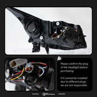 Phare de voiture AKD pour Chevrolet Cruze, phare LED 2009-2016, feux de jour DRL, clignotant, faisceau de route, projecteur Angel Eye